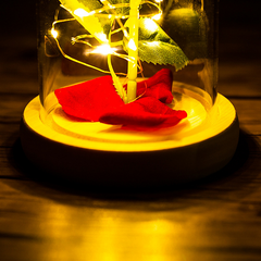 Rose Glass Ornaments