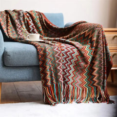 Hand-Knitted Blanket