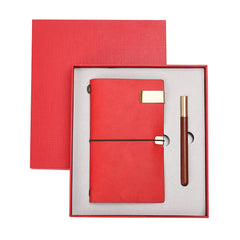 Mahogany Handbook & Pen