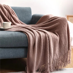 Cozy Knitted Throw Blankets