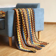 Hand-Knitted Blanket