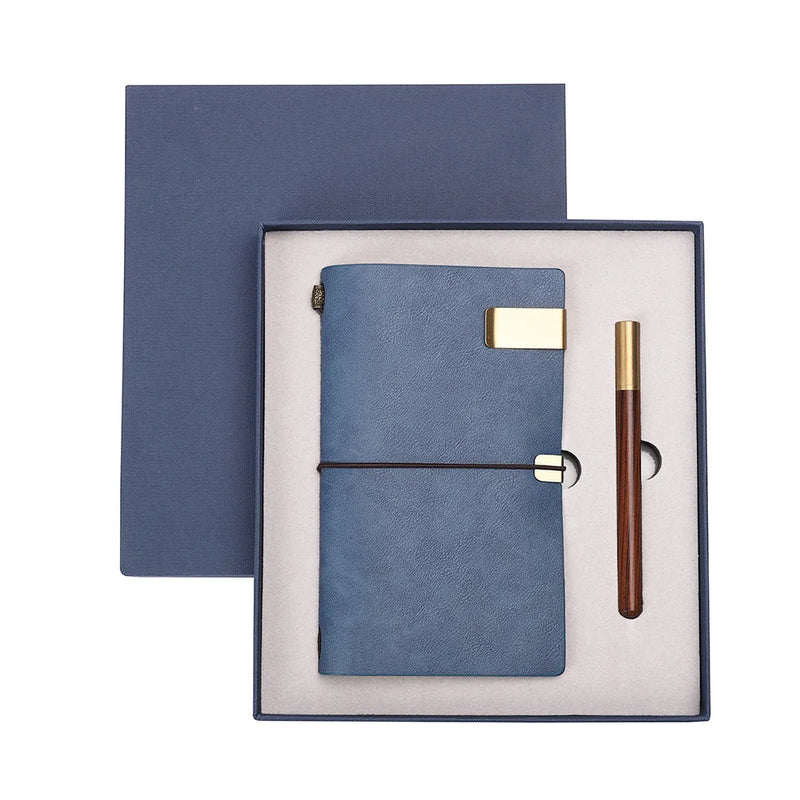 Mahogany Handbook & Pen