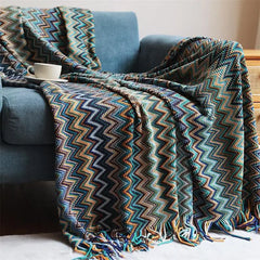 Hand-Knitted Blanket