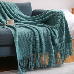 Cozy Knitted Throw Blankets
