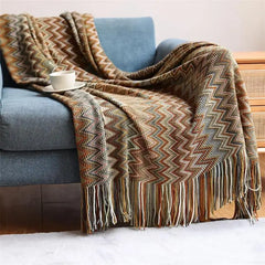 Hand-Knitted Blanket