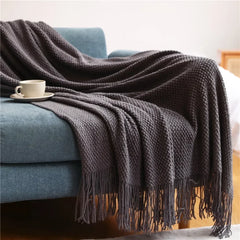 Cozy Knitted Throw Blankets