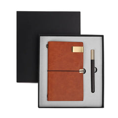 Mahogany Handbook & Pen