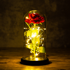 Rose Glass Ornaments