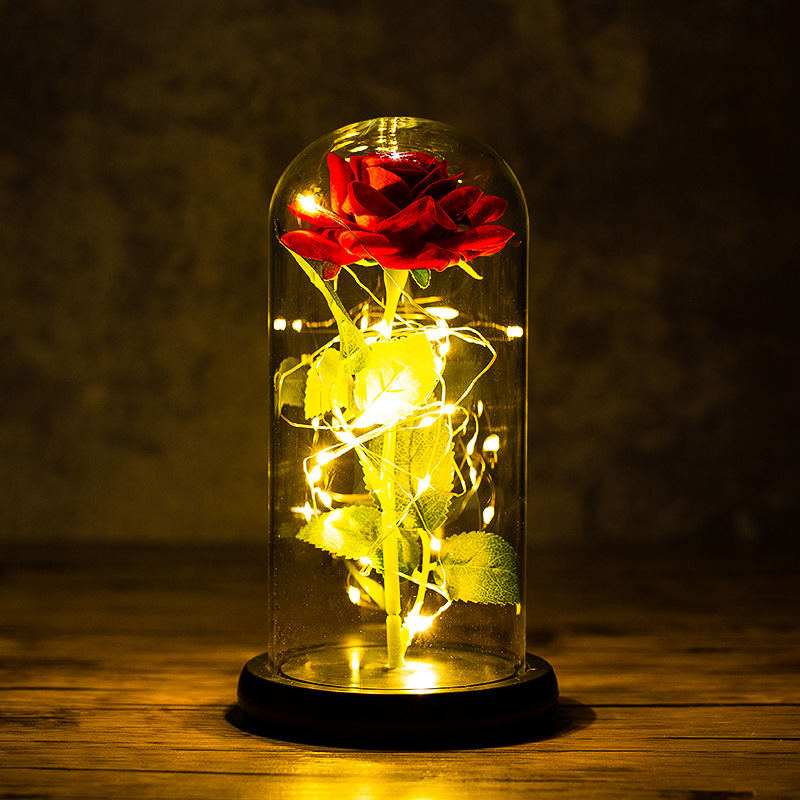 Rose Glass Ornaments